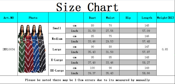 Fashion digital printing women's V-neck dress SMR10034