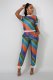 Casual fashion digital printing sports suit two-piece suit SMR10330