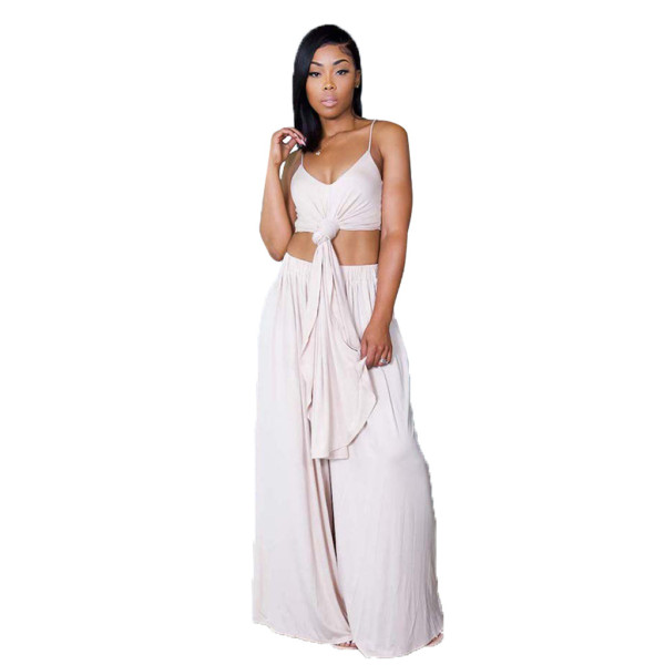 Casual fashion solid color women's suit two-piece suit SMR10232