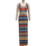 Fashion Super Stretch Mesh Anti-Sai Beach Skirt SMR10149