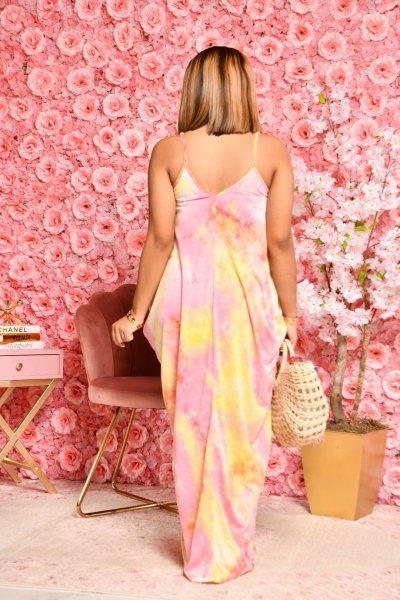 Casual Fashion Loose Sleeveless V-Neck Sling Dress SMR10208