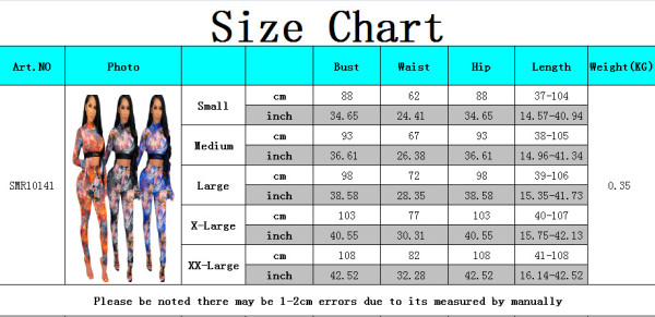 Fashion net yarn printing splicing suit two-piece suit SMR10141
