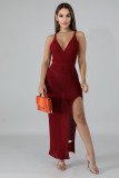 Fashion night show stretch net women's dress SMR10105