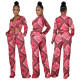 Two sets of sexy fashion digital printed chest straps SMR10327