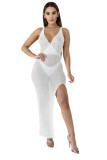 Fashion night show stretch net women's dress SMR10105