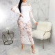 Sexy fashion high stretch lace women's dress SMR10087