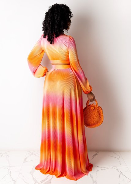Fashion digital printing women's two-piece suit SMR10213