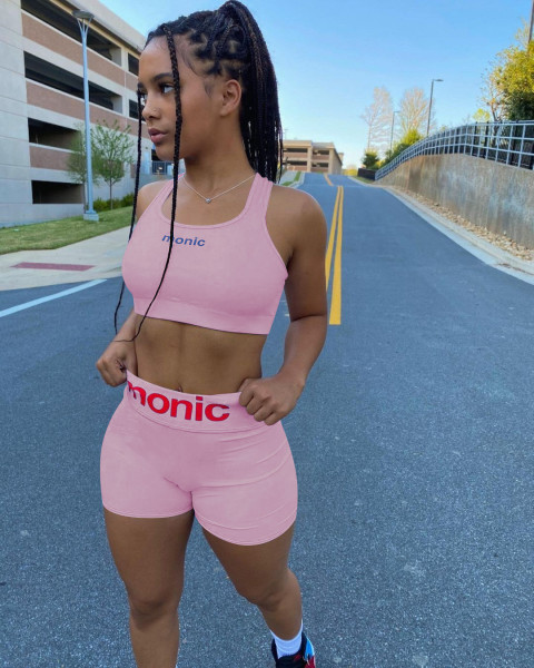 Fashion, leisure, fresh and beautiful sports set two-piece suit Y7013