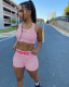 Fashion, leisure, fresh and beautiful sports set two-piece suit Y7013