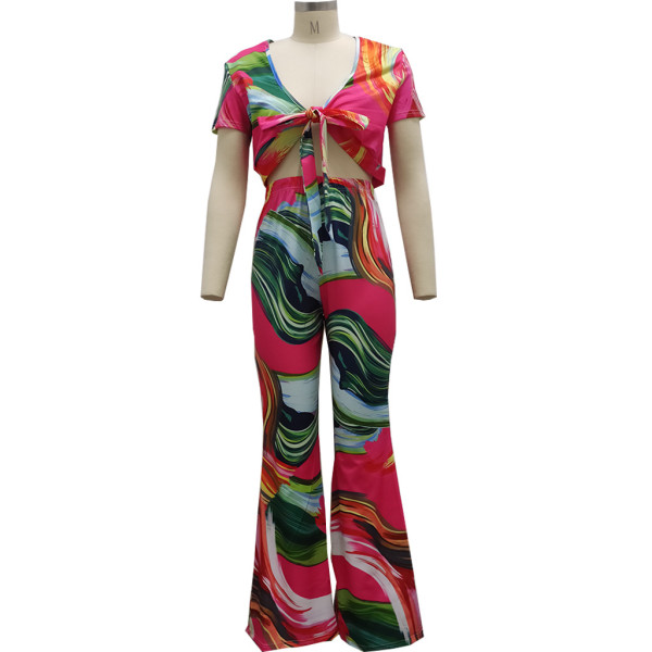 Two sets of fashion digital printed chest straps SMR10207