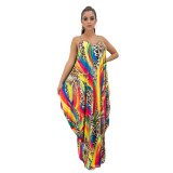 Fashion summer casual loose sleeveless V-neck dress SMR10201