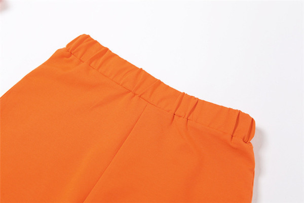 New product solid color high waist fashion sports casual shorts vest suit K21S02541