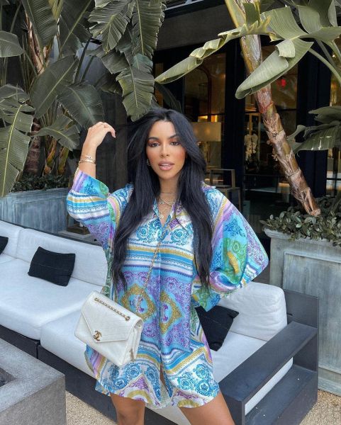 Fashionable elements printed loose and comfortable trendy new shirt Y7017