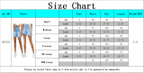 Fashion all-match slim-fitting washed-hole stretch denim shorts HSF2425