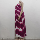 Fashion summer casual loose sleeveless V-neck dress SMR10158