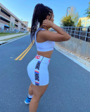 Fashion, leisure, fresh and beautiful sports set two-piece suit Y7013