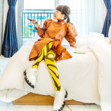 Multicolor printed tights leggings buttocks step pants X21PT198