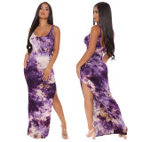 Fashion digital printing women's dress SMR10123