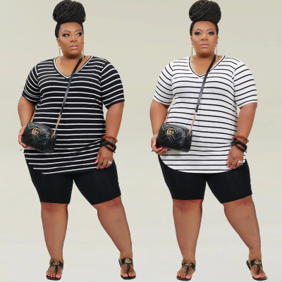 Two-piece plus size women's fashion casual suit Q77215