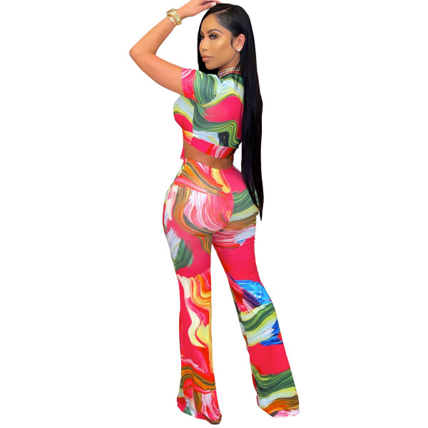 Two sets of fashion digital printed chest straps SMR10207