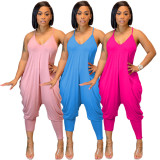 Sexy harem loose jumpsuit XY9109