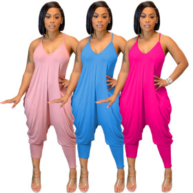 Sexy harem loose jumpsuit XY9109