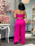 Urban casual loose solid color two-piece suit KY1001