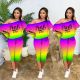 Letter printing fashion casual sexy two-piece suit OM1563