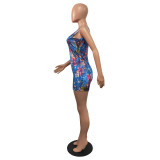 Fashion tight-fitting buttocks sexy jumpsuit H1647
