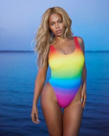 Sexy gradient one-piece swimsuit Q5089