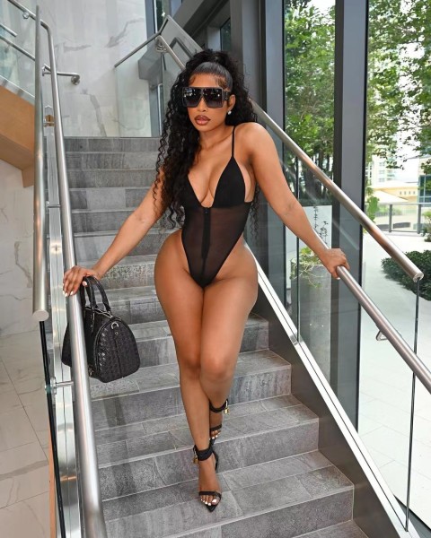 Fashion casual sexy mesh two-piece skirt suit Y8085
