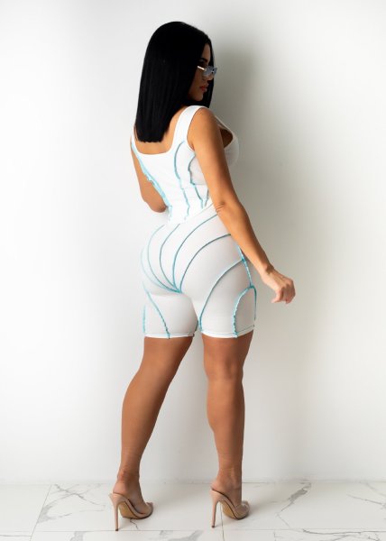 Fashion splicing sling sports and leisure suit CM2141