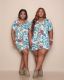 Oversized loose fashion printed dress Q5249