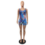 Fashion tight-fitting buttocks sexy jumpsuit H1647