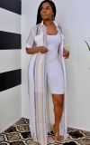 Sexy see-through mesh breathable casual sunscreen shirt short-sleeved dress L0344