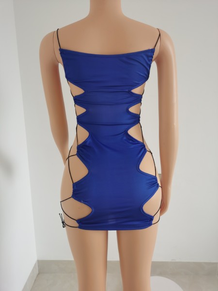 Sexy hollow strappy skirt FFT1112
