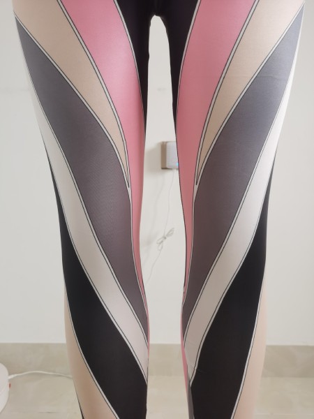 Digital printed sexy one-piece sports tights FFD1114