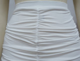 The new suit skirt hollow one-shoulder folds solid color two-piece suit K9880