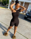 Sexy cute high elastic irregular jumpsuit HY5221