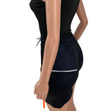 Vest shorts printed rope set two-piece suit HY5224