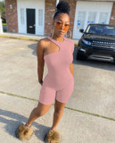 Sexy cute high elastic irregular jumpsuit HY5221