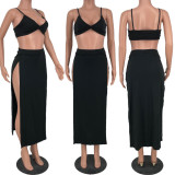 Sexy cute split skirt two-piece suit HY5232