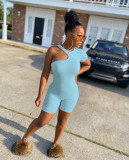 Sexy cute high elastic irregular jumpsuit HY5221