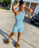 Sexy cute high elastic irregular jumpsuit HY5221