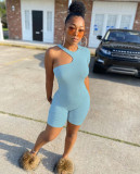 Sexy cute high elastic irregular jumpsuit HY5221