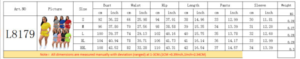 Pure color casual sports jogging shorts two-piece suit L8179