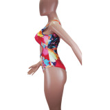 Sexy print dress LD98002