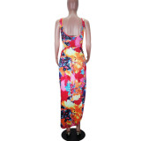 Sexy print dress LD98002