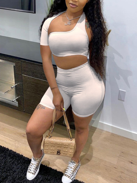 Sexy hollow sports two-piece suit S170