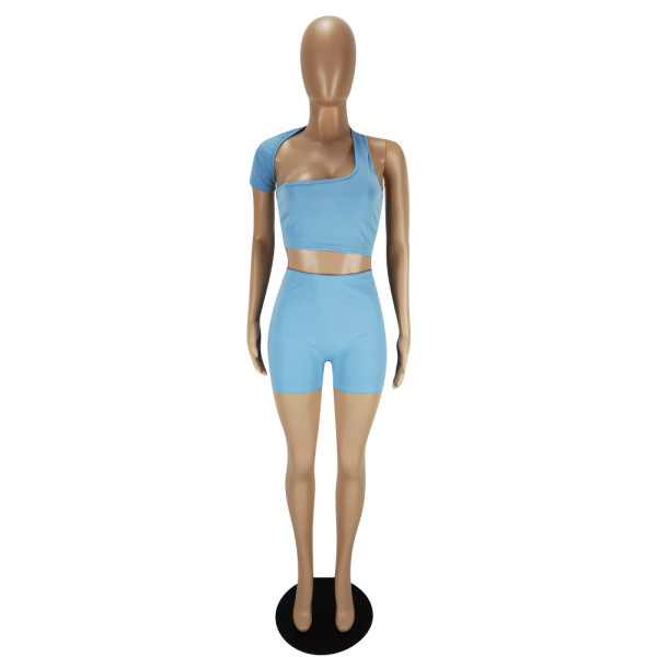 Sexy hollow sports two-piece suit S170